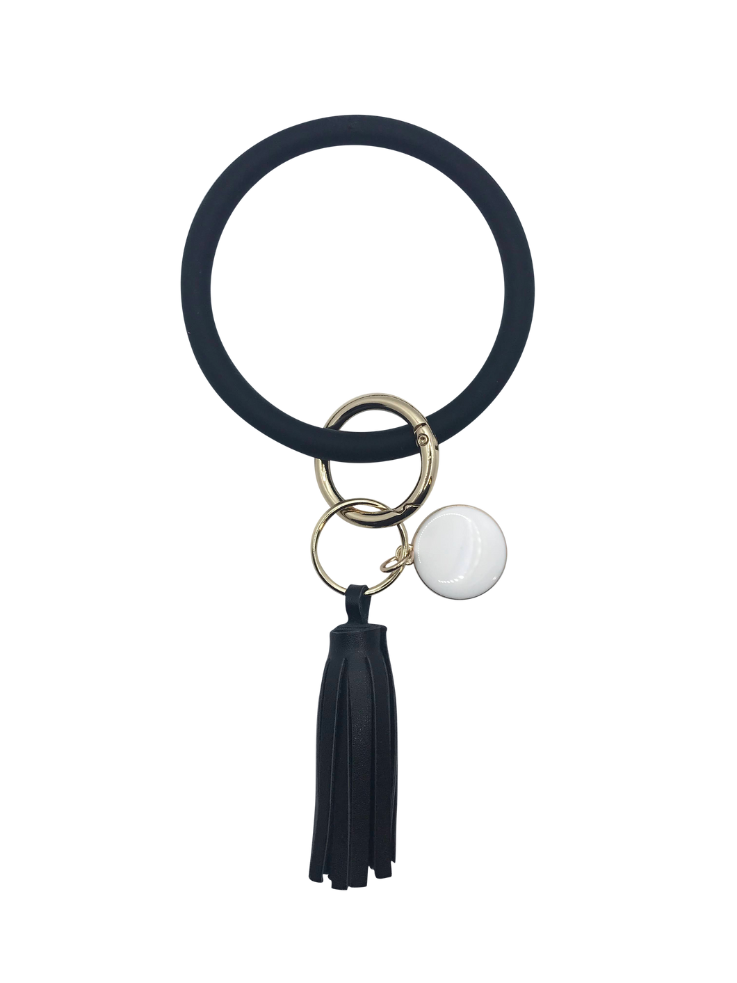 Round Silicone Bangle Keyring
